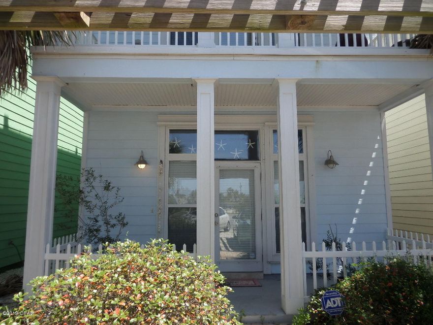 Beautiful three story beach home with private pool. This 3 bedroom, 3.5 bath home is directly across from Rick Seltzer Park, with a gulf waterview from the third floor balcony & open deck. Island kitchen with granite countertops. Tile flooring, pantry, and kitchen is equipped with all appliances, plus laundry closet has washer/dryer combo installed.  ''WIFI'' smart home capabilities with lighting, some of the appliances, thermostat. Living/dining combo features gas fireplace and wine bar.

Master bedroom has walk-in closet, built in desk and private balcony. Master bath features separate shower and has whirlpool garden tub. Bonus room on 3rd floor ideal for family room or entertaining.  Weekly pool service included. Much more to see. Call today for preview.