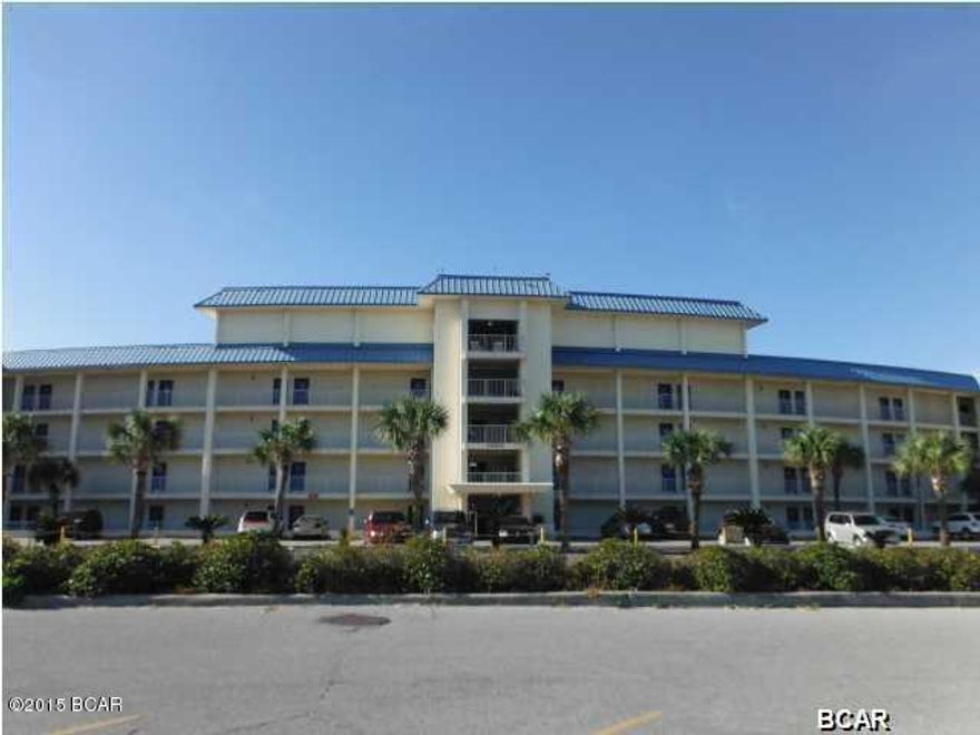 Newly renovated 1st floor Gulf front, one bedroom condo overlooking the beautiful white sands of Panama City Beach! Walk out from your living room, onto the patio, and onto the sugar white sands and to the Gulf of Mexico! This ground floor unit has beautiful views of the beach and Gulf, and features stainless steel appliances, upgraded kitchen and flooring and shower. Kitchen and bath have soft touch self closing doors. One of the only units in Continental with central heat and air. The perfect location, perfect size and perfect view. Park your car underground near your back door and walk out to the beach through your front door! Association fees include everything! Within walking distance to Pier Park, Sharky's, Margarettaville, movie theaters, shopping, restaurants and more..