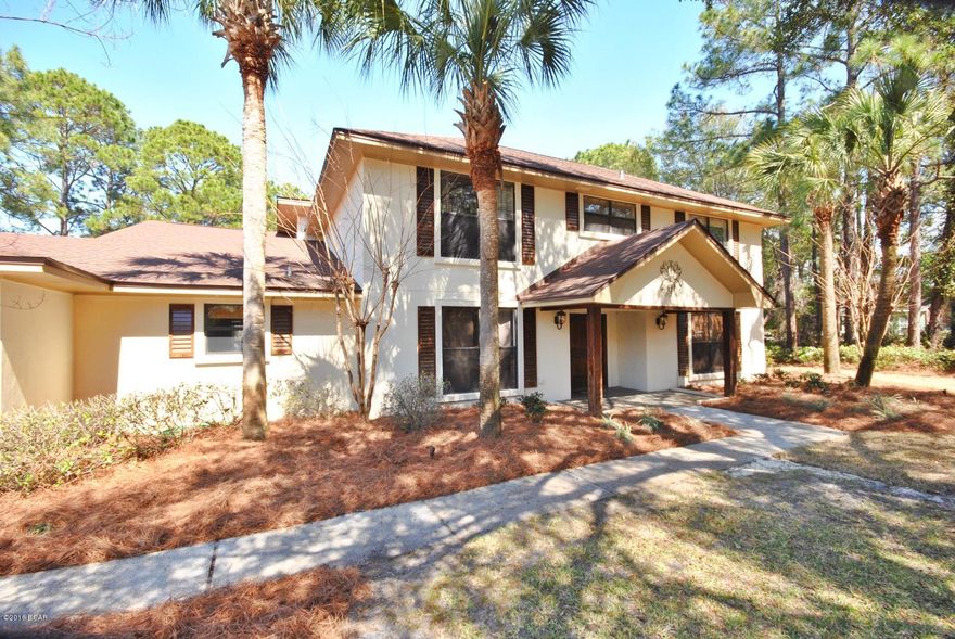 Waterfront, Covered boat lift, Canal front on two sides, Pool with screened enclosure, over 4400 square feet and four bedrooms and completely updated and landscaped! 2710 Tracy Lane is the one you have been looking for and absolutely nothing to do but move in and make this waterfront home all yours. The interior features new floors and a new kitchen and along with the four bedrooms there is an office / library as well as an additional room for a kids play room or entertainment room. Also a formal dining room is just off the kitchen. All bedrooms have bathroom access and the inground pool is completely screened in. There is ample backyard left for pets and kids and a covered boat lift is onsite as well. The floorplan flows pleasantly through the residency. Come visit Tracy Lane today!