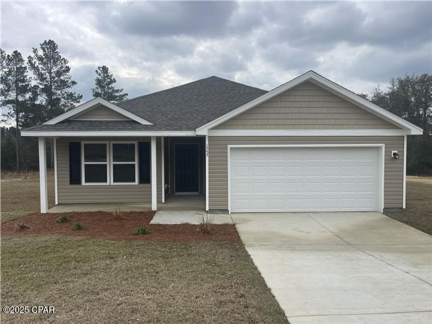 Welcome home to this NEW Single-Story Home in the Kiersten Heights Community! The desirable Beaumont Plan boasts an open design encompassing the Living, Dining, and Kitchen spaces. The Kitchen features gorgeous cabinets, granite countertops, and Stainless-Steel Appliances (including Range with a Microwave hood and Dishwasher). The primary suite has a private bath, dual vanity sinks, and a walk-in closet. This Home also includes 2 more bedrooms, a whole secondary bathroom, and a patio.