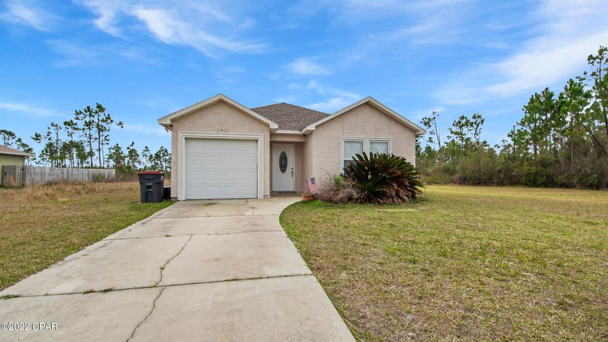 Check out this affordable 3bed/2bath home nestled in the peaceful and serene Sandy Creek Ranch community, just off of Hwy 2297. The home offers cathedral ceiling and high arched doorways with living/dining combination and kitchen with pass-thru opening, tile flooring, stainless appliances, carpeted bedrooms and screened in back patio. Schedule an appointment today to preview this property! **All sizes/measurements are approximate; buyer verify if important**