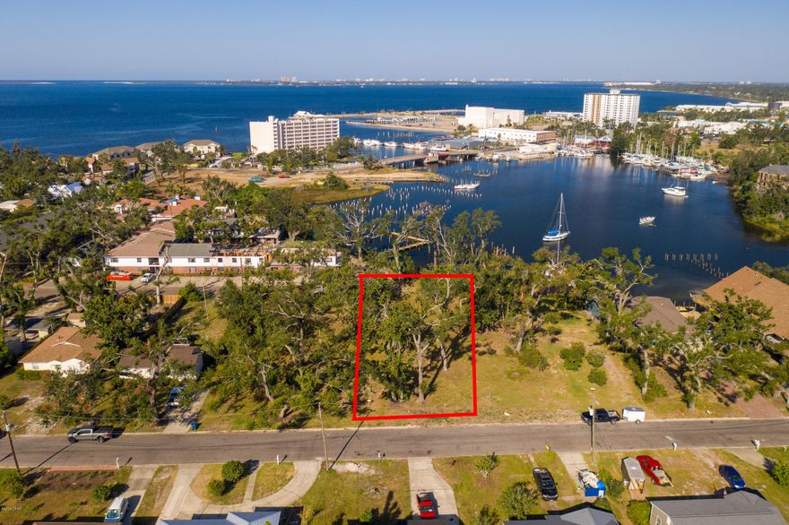 Great opportunity to build in the Cove.  This lot still has shady oak trees and close to Massalina Bayou.  Take a walk to the Bay or stroll over to Tarpon Dock Bridge to downtown restaurants or the fish market.  The marina is just a few blocks away to launch your boat.  Get started laying out your new home today!  Size of lot is approximate and can be verifed with a survey.
