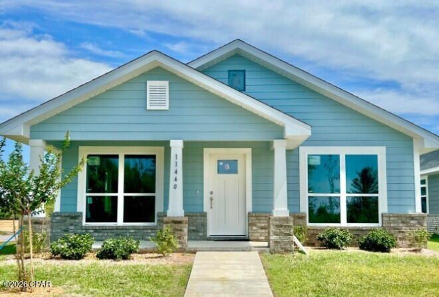 Come Experience The Difference with Adams Homes in this versatile family floorplan. Includes granite countertops, CoreTec Pro Plus flooring, a sprinkler system, and a rear-load two car garage. Enjoy Florida's great outdoors by calling this peaceful waterfront community home. From kayaking and fishing, to boating East Bay can accommodate it all. With beautiful intracoastal views this community is just 20 minutes from Tyndall AFB, 37 minutes to Mexico Beach, or a short boat ride to Shell Island.