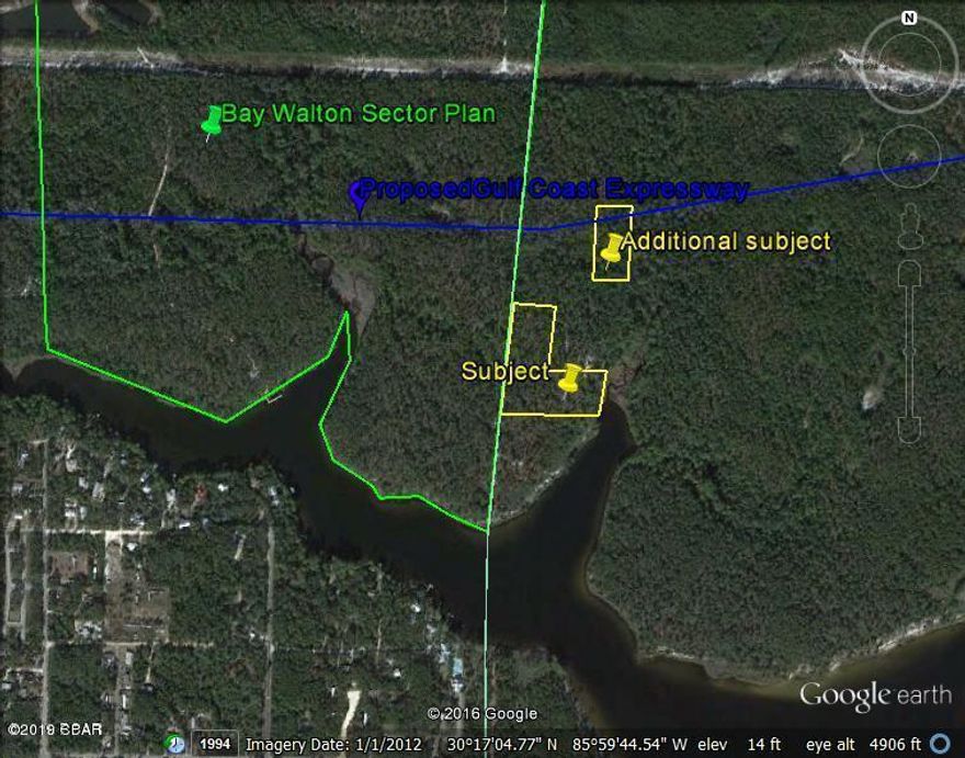 A HUGE PRICE REDUCTION. Large development site that is high and dry. The parcels sit directly on the Bay and Walton County line but in Bay County. Parcel sits directly between Watersound North and Wild Heron. 

There are 3 separate parcel id# 

35172-000-000, 35186-000-000 and 35185-000-000