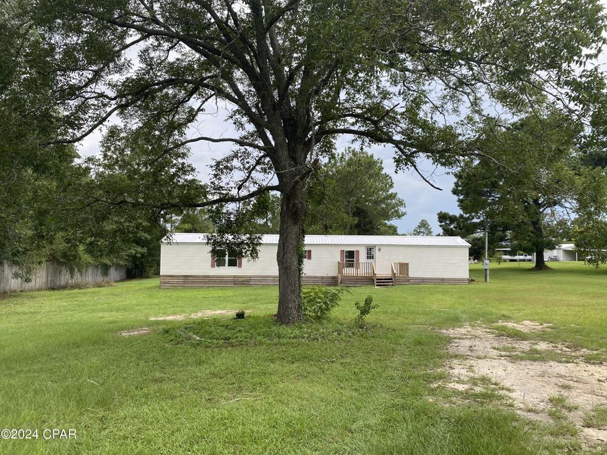 ***Owner-financing available, terms are 30% down, 8.5% interest rate for 15 years, no early pay-off penalty*** Great location for this 3 bedroom 2 bath 1997 16'x80' manufactured home on 0.95 acres. This home boasts fresh paint and new LVP flooring throughout with an open floor plan and large kitchen island with seating. Stove and refridgerator are both less than 1 year old and HVAC is a 2022. This is a must-see.