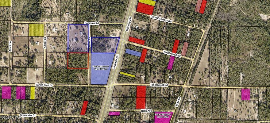huge wooded parcel just off 231Could be made into a subdivision or a large homestead.
