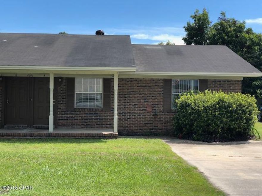 Nice 2bd 1ba duplex close to the College and convenient to the beaches. Freshly painted and new carpet.  Open eat in kitchen. No pets please. Yard care included.