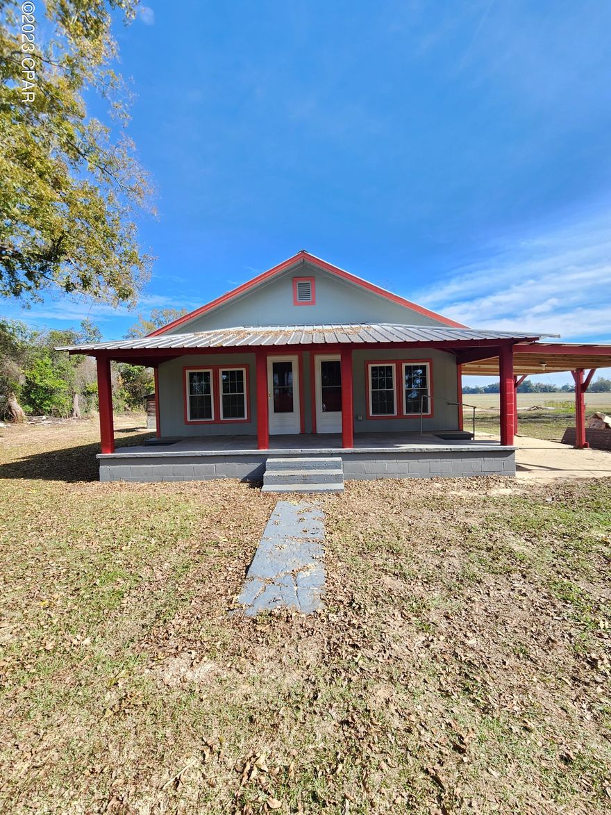 Charming three bedroom, one bathroom farmhouse is nestled on 1.5 acres in a serene and quiet neighborhood. This idyllic property offers a cozy, welcoming atmosphere, making it the ideal starter home or a promising investment opportunity. The home exudes a rustic appeal and spacious interior.  Enjoy the tranquility of the surroundings while still be conveniently located.  Don't miss the chance to own this delightful piece of countryside living.
