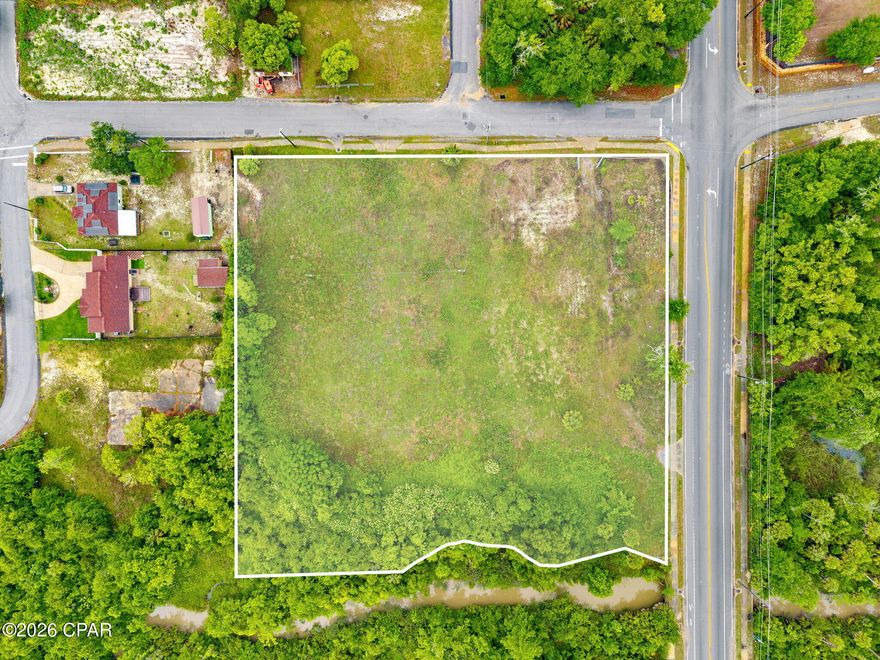 HUGE INVESTMENT POTENTIAL!!
Positioned in a prime location in the heart of Panama City, this exceptional 2.5-acre corner parcel offers unlimited potential for developers, investors, and business owners alike. 
Zoned Mix Use 3, the property is ideally suited for medium to high-density residential development combined with professional offices, educational facilities, and low-intensity neighborhood commercial uses. Multifamily development opportunities allow for up to 20 units per acre, creating incredible possibilities for apartments, townhomes, mixed-use concepts, or a live/work community.


Extensive due diligence has already been completed, including an environmental/ecological site assessment, GEO-technical engineering report, boundary and topographical survey, and wetland survey--saving valuable time and expense for future development.


With its highly visible corner location, strong development flexibility, and convenient access to shopping, dining, medical facilities, and major thoroughfares, this parcel is perfectly positioned for growth and long-term value. Whether you are looking to develop multifamily housing, professional office space, educational facilities, or a mixed-use investment project, this property presents a rare opportunity in one of the area's most desirable and rapidly growing locations.
All measurements and items of importance are to be confirmed by buyer or buyer agent.