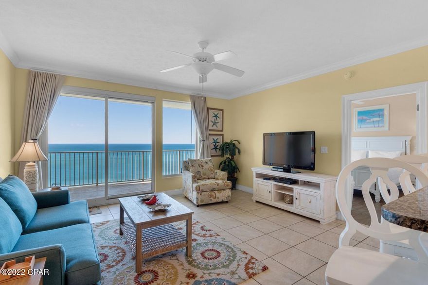 CURRENTLY UNDER CONTRACT, SELLER ACCEPTING BACKUP OFFERS This fantastic and well taken care of unit in the Treasure Island Resort is sure to make your beach dreams come true! This condo produces very strong rental revenues and features two bedrooms, two bathrooms, bunk nook, full size washer and dryer, reserved parking space, and beautiful beach views from the living room and gulf front master... it has it all! Treasure Island units are some of the largest two bedroom units on the beach and the building is extremely well managed and maintained. Resort amenities include direct beach access, resort style pool, hot tub, fitness center, covered parking, gas grilling area,  2 gazebos for Guest Use, and a poolside cafe!