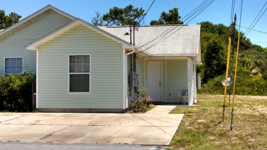 STABLE 4/4 DUPLEX!!GREAT INVESTMENT OPPORTUNITY!!FULLY LEASED DUPLEX!!Start receiving rental income from day one of ownership. Each unit is 2 bedroom/ 2 full baths. Many duplexes only have 1 full bath. This duplex stays leased. Usually it is already pre-leased before someone moves out. New AC for one side in 2016. New septic pump in 2017. One side is rented at $900 and one at $875.Corner lot on North Lagoon. Convenient to the Navy Base as well as Beach. Each unit has washer/dryer connections, built in microwave, vaulted ceiling and tile except for bedrooms. The duplex next door(MLS#658066) is for sale also. This duplex MLS#658067 can only be sold as a package with MLS#658066. This would give the savvy investor two duplexes side by side in a great area with stable income.  NO REPAIRS NEEDED One side leased and one side being painted and new carpet. Both stay rented. Very stable rent history.