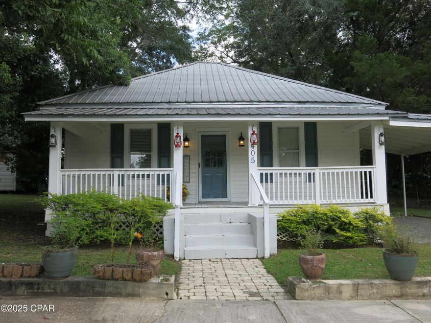 Back on the market at no fault of the seller.  Welcome to this charming home in the heart of Bonifay, Florida.
Step back in time with all the modern comforts in this beautifully maintained gem just two blocks from Downtown Bonifay and only 5 miles from Interstate 10.
This 2-bedroom, 1.5-bath home is filled with character, featuring 11-foot ceilings and original tongue-and-groove walls and ceilings that create a warm, timeless atmosphere.  Recently painted inside and out, the home boasts a fresh, inviting look while preserving its historic charm.
A modern gas Rinnai water heater provides energy-efficient hot water on demand, blending convenience with classic style.  The floor plan offers comfortable living and dining spaces, perfect for hosting and relaxing.
With its unbeatable location, historic details, and thoughtful updates, this property is a rare find.
Don't miss the chance to own a piece of Bonifay history with modern convenience.  This home is truly one-of-a kind.
Schedule your private showing today and fall in love!