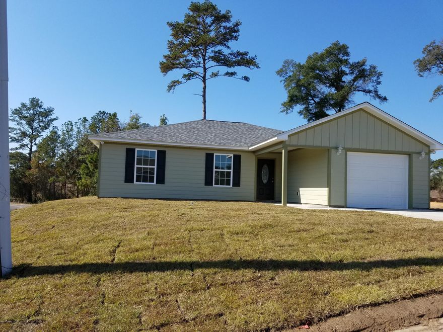 NEW CONSTRUCTION 3/2 Home with open concept, granite counter tops, stainless appliances Everything is new!  Lot size is estimated until the survey is complete for the newly established lot. Close to everything you need in Marianna!  Be the first to own this home!