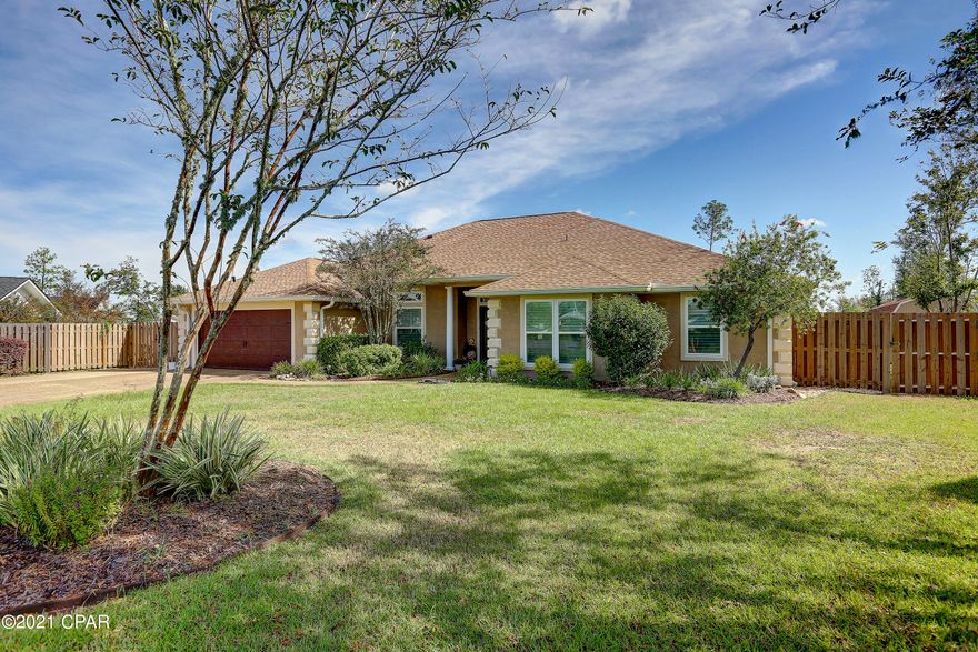 GREAT HOME IN A GREAT NEIGHBORHOOD! Pro pics coming Oct 11th. This home sits on 1/2 acre at the end of a cul du sac! 4 bedrooms, 3 full baths, office, formal dining room, fl room, screened porch, beautiful gunite pool with attached hot tub, big backyard and I am just getting started. Check under documents for a full list of improvements and repairs since Hurricane Michael. The great room is open to the kit and has a floor to ceiling stone fireplace. Kit has granite counters and stainless appliances, tons of counterspace and cabinets! The MBR is huge, has two walk-in closets. The MBA has a whirlpool tub, separate shower, water closet, dbl vanity and lots of storage. The saltwater pool has a baby fence, if needed. The hot tub also heats the pool. There is a sunbathing area and a firepit plus a pavered patio that is a great space for grilling. The workshop is divided...one side for lawn equipment and one side for a man cave. The workshop is foam insulated and has an air conditioner/heater, so is perfect for video games or football games. The driveway is very long and has an extension going behind a double gate...perfect place to hide a small boat or trailer, as the HOA does not allow them to be parked in the driveway.  See a full list of renovations in the documents section of the MLS.