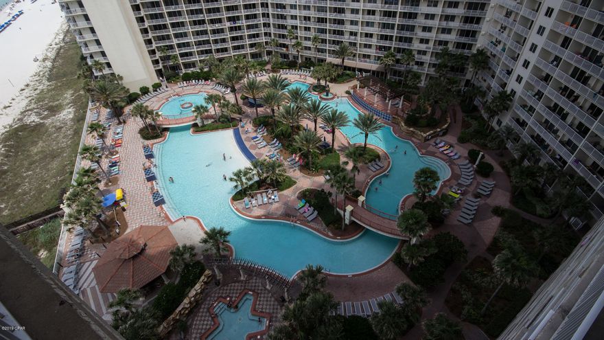 SHORES OF PANAMA HAS SOME OF THE FINEST AMENITIES ON THE GULF COAST...  INCLUDES POOL DECK BAR AND GRILL, GYM, SPA, ....CONDO SLEEPS SIX...BUNK AREA WITH SLEEPER SOFA, BATH AND A HALF....OVERLOOKING THE GULF OF MEXICO