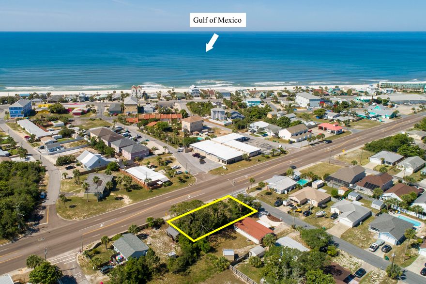 This lot could serve as a commercial, residential, or multi-residential property.

This lot is located on a high traffic road, Hutchinson Boulevard. This lot would be perfect investment for a buyer interested in developing an office space, or small retail operation. Similar commercial lots with similar size have sold for over $150,000 in this area of Hutchinson Boulevard, so the price point of this lot makes it very attractive. Lot is less than 1,000 feet from the Gulf of Mexico.