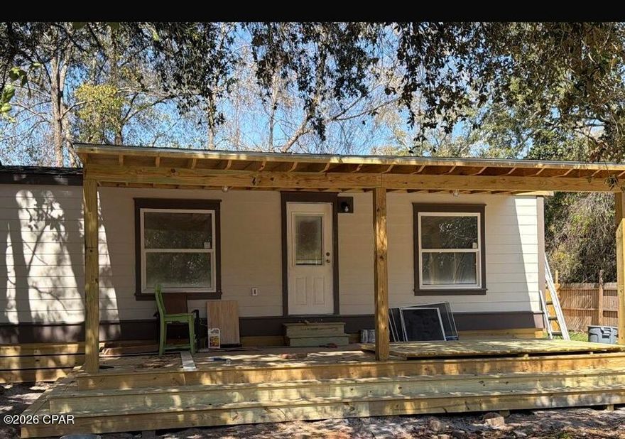 If you are looking for a home surrond by trees in a quite neigbohood  then you found  it. 
The home has been all renovated.