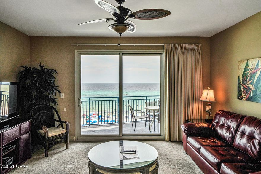 Excellent low floor elevation! Great floorplan in good condition! Raising the standard of beach living, this Sterling Breeze condo flaunts the splendor of the sun drenched surf with the beauty of the beach. From the minute you enter Sterling Breeze you feel like you are in an upscale boutique hotel. Residing directly on the beach, this condo marries coastal design with chic beach living. The efficient floor plan offers a large kitchen, family room, master suite, hall bunks, 2 bathrooms and an indulgent balcony. Upgraded features include: stainless steel appliances, granite counters, grill on the balcony; beautiful wood cabinetry not to mention this condo is being sold fully furnished and rental equipped. Enjoy the good life at Sterling Breeze one of Panama City Beach's newest and most luxurious beachfront condominium developments. Complex is an upscale boutique facility with an architecturally significant facade; and low density with 145 units, and only seven units per floor. You and your guests will enjoy the first class amenities including a heated overflow-edge pool and spa, state-of-the-art fitness facility, poolside Internet cafe and wine bar, natural stone gas fire pit, seasonal beach service and covered parking. This condo is located less than 1/2 mile west of Pier Park. FROM THIS CONDO, YOU ARE WITHIN STEPS OF EVERYTHING YOU COULD EVER WANT AT THE BEACH!