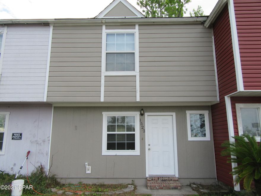 2/1.5 Townhouse centrally located to dining and shopping. Easy drive Tyndall AFB and The Navy Base. All property sizes and ages are approximate, please measure and/or verify if important.

School assignments are subject to change, please check with Bay County for most accurate information.

Deposit is the same as the rent. Pets allowed with owner approval and NON REFUNDABLE pet fee applies per pet. Breed restrictions apply.