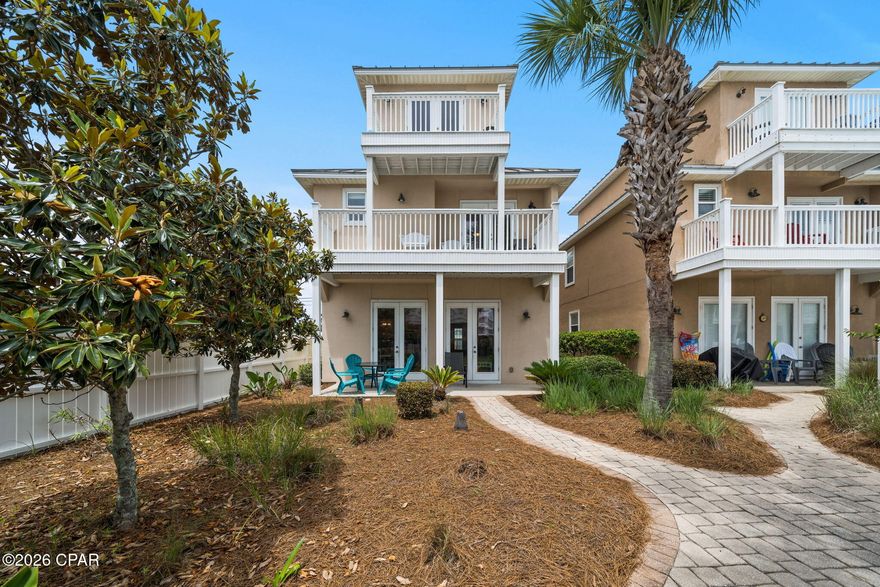 Welcome to your next premier short-term rental investment on the World's Most Beautiful Beach! This spacious 4-bedroom, 3.5-bath single-family home is perfectly positioned to maximize rental income and guest satisfaction -- offering the ideal blend of comfort, location, and unbeatable coastal lifestyle. 
Inside, you'll find two luxurious master suites, including one with peek-a-boo Gulf views, plus a large bunk room that sleeps a crowd -- making it a favorite for family vacations and large groups. With 3.5 bathrooms and a thoughtful layout, guests enjoy the space and privacy that keeps them coming back and leaving five-star reviews.
Step outside and the fun begins immediately. Walk to the beach where guests can rent chairs, hop on a jet ski, or soar above the emerald waters on a parasailing adventure -- all right at the shoreline. Cool off in the community pool or spend the day exploring everything PCB has to offer: St. Andrews State Park, multiple boat launches, Shipwreck Island Waterpark, arcades, go-kart tracks, mini golf, amusement rides, pontoon and golf cart rentals, and the iconic Pier Park. Foodies and night owls will love the proximity to local favorite restaurants, Top Golf, Dolly Parton's Dinner Theatre, and a vibrant nightlife scene.
And the best is still coming -- the highly anticipated PCB Surf Club is on the horizon, adding even more draw for future guests and long-term appreciation to this already red-hot market.
Whether you're looking for a turnkey vacation rental, a family beach retreat that pays for itself, or a savvy investment in one of Florida's most sought-after destinations -- 7827 Beach Dr delivers it all. Don't miss your chance to own a piece of paradise where the Gulf never gets old and the bookings never stop.