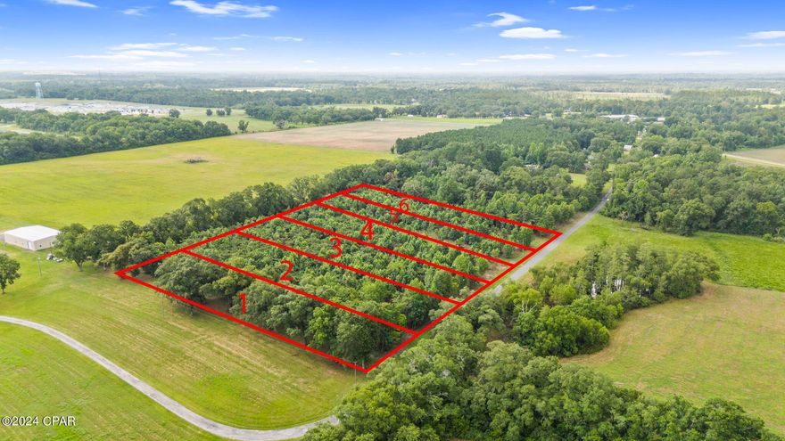 There are SIX PARCELS TO CHOOSE FROM in this prime location in the city limits of Graceville. These parcels have been recently surveyed and divided from a larger parent tract and lots are priced individually.  With a portion already cleared, it's ready for you to build the home of your dreams. Enjoy the convenience of city living with paved road frontage, and close proximity to downtown shopping and schools. City water is available to tap into, though a septic tank will be needed for your new residence. This is an ideal location for those looking to create a custom home in a peaceful, yet accessible setting. Don't miss out on this versatile and promising piece of land!