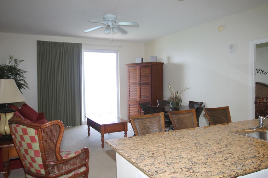 This Beautiful 2 Bedrooms, 2 Baths unit,has Breathtaking Views of the Gulf of Mexico. Fully Applianced Kitchen has Island with Breakfast Bar, Granite Countertops, & Tile Back Splash. Fabulous Gulf Front Owner Suite has Slider to Balcony, and Bath Double Vanity and Garden Tub. Living/Dinning Room are also Gulf Front and have Access to Balcony. Amenities include pool, fitness center, sky terrace, and covered parking. All units offer 9' ceilings, oversized balconies and open floor plans. A must see. Just east of M.B. Miller Fishing Pier. New water heater and new A/C.  All information is believed to be correct but should be verified by the Buyer.
