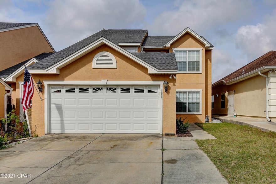 CURRENTLY UNDER CONTRACT, SELLER ACCEPTING BACKUP OFFERS Beautiful, move-in ready home in Lynn Haven's desired Panama Country Club. Interior includes an open floor plan with views of the golf course. The eat-in kitchen has granite countertops, plenty of cabinets, gas-top stove, pantry, & large breakfast bar. The great room includes a corner fireplace, vaulted ceiling, & opens to the large screened porch. 



The first-floor master bedroom overlooks the course & also opens to the back deck. The master bathroom has been beautifully renovated with double vanities, walk-in closet, & an extra large shower with a bench and double shower heads. The 3 remaining bedrooms are all upstairs & all have a walk-in closet. Home includes Nest thermostat, Alexa enabled lights & doorbell, & remote-controlled