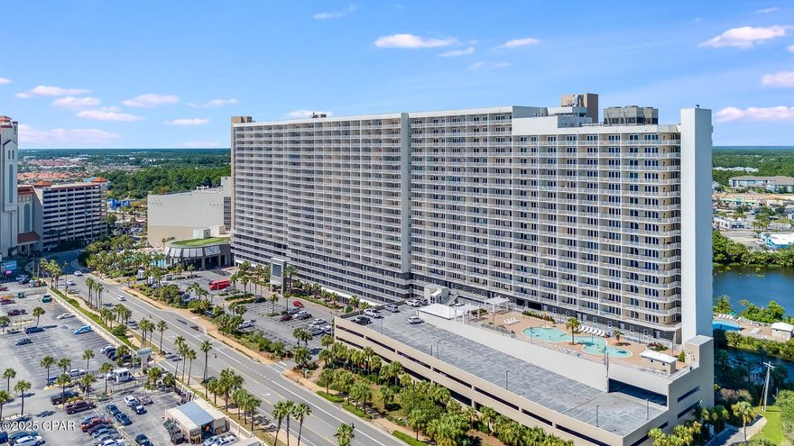 ncome-producing property. 2025 YTD operating actuals available. Historical financials and rent roll provided upon request. Pro forma available for projected performance. Turnkey and income producing, this beautifully furnished 3-bedroom 2-bath condo at the iconic Laketown Wharf Resort offers a rare opportunity to own in one of Panama City Beach's largest and most amenity rich complexes. Spanning 1,262 square feet, this spacious unit is already on a successful short term rental program and comes fully equipped for immediate use. Just bring your swimsuit.

The open concept layout features a granite kitchen, spacious living and dining areas, a private balcony, and a serene primary suite with an en suite bath. The third bedroom includes bunks, maximizing guest capacity for families or groups.

Located directly across from the Gulf of Mexico, Laketown Wharf boasts unmatched amenities including five resort style pools, two hot tubs, a fitness center with Gulf views, rooftop putting green, on site dining, a candy shop, lakefront boardwalk, and nightly fountain and light shows.

Guests enjoy direct beach access, covered parking, 24 hour security, and proximity to local hotspots like Pineapple Willy's, WonderWorks, and Ripley's Believe It or Not.

Whether you're looking to invest, vacation, or both, this condo is a standout in location, size, and value. Schedule your private tour today before it's gone.