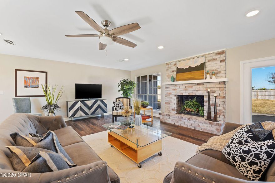 Beautiful home nestled in one of the most beautiful neighborhoods in Bay County, College Point.  Home is on the corner of cul-de-sac.  Large three quarters of an acre, corner lot.  Ranch style home that has been completely remodeled since Hurricane Michael.  New EVERYTHING! Roof, ACs and Duct system, insulation, floors, cabinetry, remodel, appliances, doors, closets, etc! Home has been completely remodeled and updated since the storm....and best part.. ALL NEW WINDOWS ON THE WAY! READY TO INSTALL AND PAID BY SELLER!