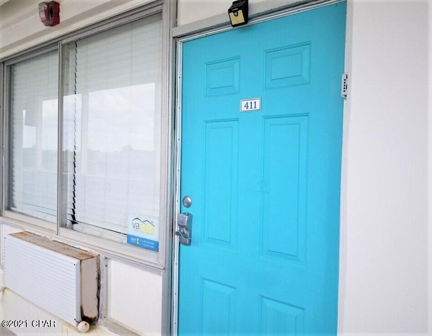 Great opportunity to own an updated Gulf front property!  This beautiful unit features upgrades including a cute kitchen with smooth top range and microwave.  Additional features include storage drawers underneath the bed.  The condominium complex is located right on the beach with large community decks overlooking the water.  Beautiful inground pool, deck chairs for your enjoyment.  HOA includes electricity too!   Call your favorite Realtor today for a personal tour...