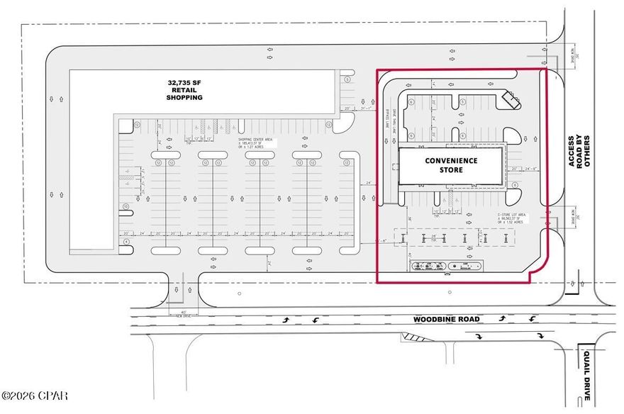 Situated in the rapidly expanding city of Pace, FL, this hard corner parcel is well-positioned to leverage its location along the primary commuter arterial of Woodbine Road and at the head of the +700-home Lakes of Woodbine subdivision. Measuring approximately 265'x315', zoned HCD and with all necessary utilities available to the site, the property is development-ready. As a part of the larger Pensacola MSA, the city of Pace has been a leading market for population growth and development. By extension, Santa Rosa County has seen tremendous growth in terms of new large employer growth, as well as being the primary destination for suburban residents working in the Pensacola market.

+/-2.2 Acres of Unimproved Commercial Land - development-ready greenfield site
Prime Hard Corner Location at Woodbine Road, the primary commuter arterial in Pace, FL
Fronting the Entrance to the 700+ Home Lakes of Woodbine Subdivision - built-in daily traffic and rooftops
Zoning: HCD (Highway Commercial District) - supports a wide range of commercial uses
All Utilities Available to Site 
Traffic Counts: +/-21,709 AADT on Woodbine Road
Excellent Visibility & Access with strong commuter exposure
Surrounded by Expanding Residential Communities and New Commercial Growth