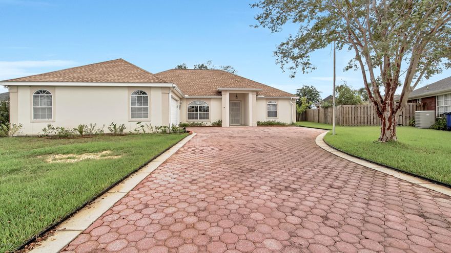 Beautifully maintained property awaiting you to call it home! New Oven, Dishwasher and Microwave. Enjoy this 3 bedroom 2 bath home while hardly spending anything on your power bill since this is a Geothermal home!!! Spend under $100 in the hottest month of the year on your power bill! This home features a split floor plan with a heated and cooled Florida room. The curb appeal is nothing short of fantastic driveway of pavers, lush thick centipede grass with beautiful shrubs and trees. Survey on hand. Please measure rooms for accuracy. Make sure to check out the matterport in the video section.