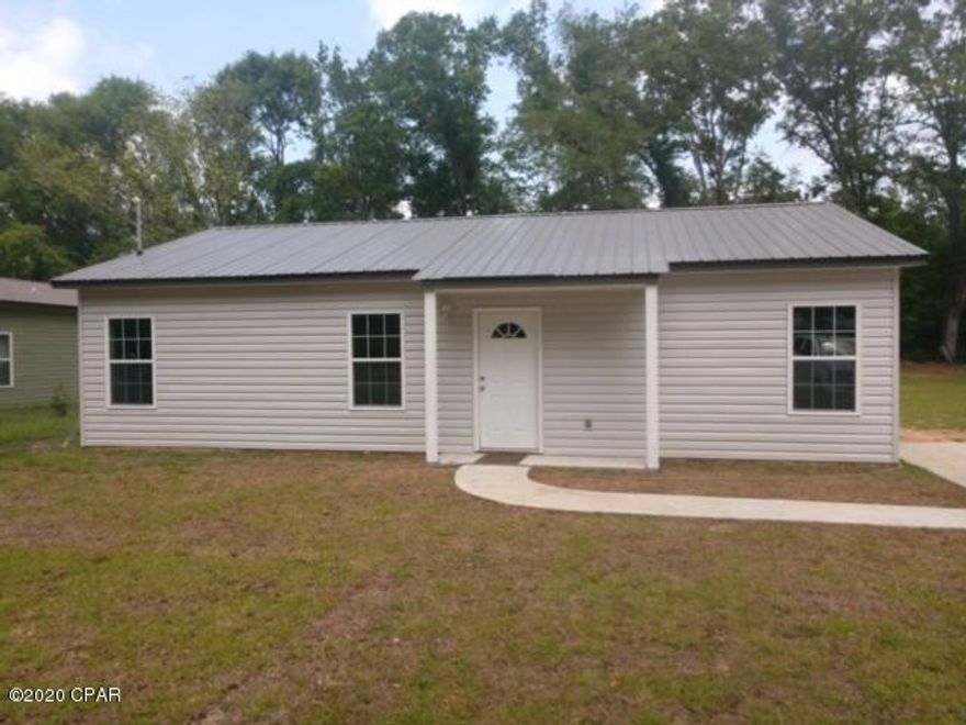 CURRENTLY UNDER CONTRACT, SELLER ACCEPTING BACKUP OFFERS! BRAND NEW ENERGY EFFICIENT HOME CURRENTLY UNDER CONSTRUCTION!!! This home has been constructed with all steel framing on interior and exterior. All metal is eco-friendly and is 67% recycled. It features an Energy Star rated metal roof, vinyl siding, central heat/air with heat pump, an electric on demand water heater, stainless steel appliances and vinyl plank flooring. Home meets all current Florida building and energy codes and qualifies for some of the lowest insurance rates in our area!!! Home features will include a 10 x 10 metal outbuilding, front and rear porch, and a concrete parking pad with sidewalk.  It faces a paved road and is conveniently located to college, restaurants, and shopping.