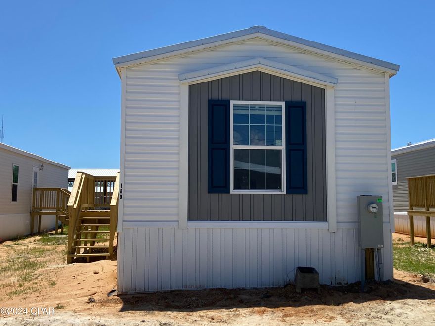 NEW HOMES IN COTTAGE GROVE, LYNN HAVEN - just North of Baldwin Ave and near Haney Technical College and Mosley High School - all new 3bd, 2ba 1,200sqft mobile home, LVP flooring, stainless appliances, large pantry, Mbed walk-in closet, Mbath double vanity. W/D hookup. Landscaping included. Pets negotiable, restrictions apply. **Active military & 1st responders discount**