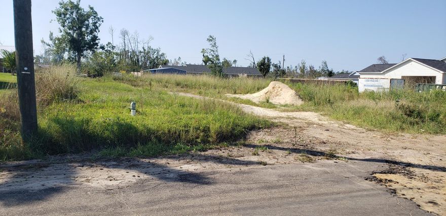 Almost a 1/2 acre cleared lot on a paved road with well and septic. Septic will need to be repaired (missing lid) or possibly need replacement.