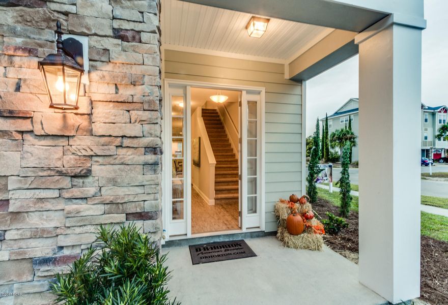 This townhome offers 10' ceilings downstairs and 9' ceilings upstairs with beautiful Ash cabinets, Luna Pearl granite, and Weathered Barnwood luxury vinyl flooring.  An open and spacious living area as well as a huge master suite upstairs with a large walk-in closet and gorgeous master bath with high double sink vanity, garden tub, and beautiful tiled shower.  The secondary bedrooms are spacious as well as the secondary bathroom.