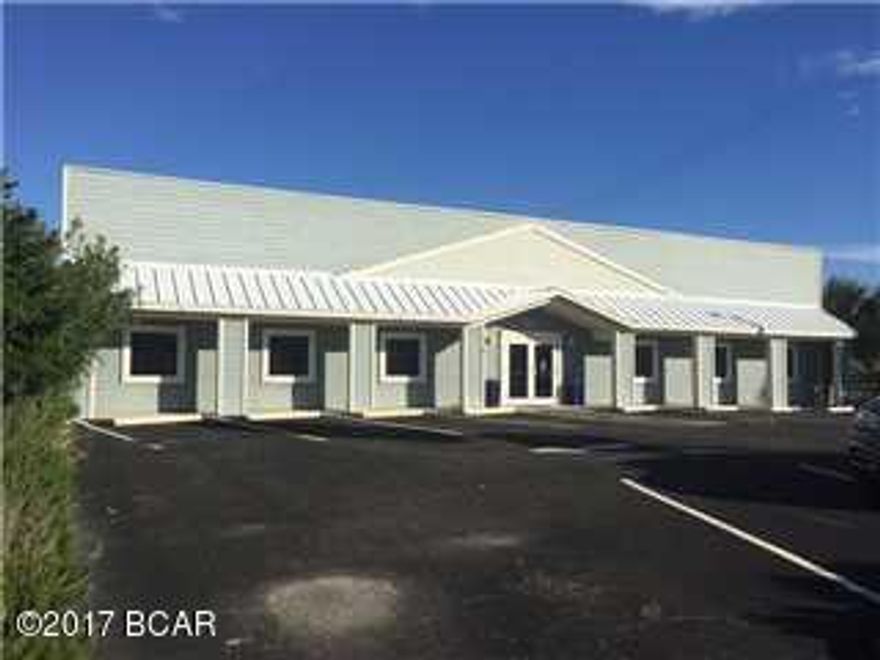 COMMERCIAL SPACE FOR RENT. Owner will lease out all or part of this fantastic 3600+ square foot space, 1000 square foot minimum, at $1.50 per square foot per month, triple net lease. Step up and get your business going on St. George Island! Up-to-date renovated space in excellent condition in prime commercial location on St. George Island. Located on the main thoroughfare, East Gulf Beach Drive, you are just one block from the Lighthouse and the center of the island. Along with plenty of onsite parking you have alleyway access and a storage building out back. You will enjoy a neighborhood of thriving businesses and great visibility. Building is move-in ready and owner will also configure to suit. Building has a kitchen and 3 bathrooms, 2 HVAC systems, and office furniture, as needed.