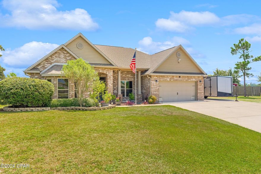 *NEW LISTING, AUGUST 9TH, DISREGARD DAYS ON MARKET, PREPARING HOME FOR LISTING CAUSED DELAY*
'CURRENTLY UNDER CONTRACT, SELLER WILL CONSIDER BACKUP OFFERS'

Modern Luxury Home with Workshop, Bonus Room, Sunroom, RV Hook-up on Over 1/2 Acre in Panama City

 3102 Justine Ct awaits with modern luxury and functionality, situated on a tranquil cul-de-sac in Panama City. This impeccable home offers over half an acre of land and is free from HOA restrictions, making it a perfect fit for your lifestyle.

Step inside to discover a spacious living area bathed in natural light, featuring tasteful finishes throughout. The gourmet kitchen boasts high-end appliances and generous counter space, seamlessly connecting to the dining area and expansive family room, ideal for gatherings and daily activities.

The master suite is a private haven with panoramic views and a luxurious en-suite bathroom that doubles perfectly as a nursery, office, or workspace. Highlights include a large double vanity, garden tub, shower, and a spacious walk-in closet. The split bedroom floor plan includes two additional bedrooms and two bonus rooms, offering versatility for family, guests, storage, or additional workspaces. Recent upgrades such as new windows, roof, gutters, fresh paint, built-in speakers, and energy-efficient LED lighting ensure this home is move-in ready.

Outside, the expansive backyard invites you to enjoy outdoor dining and relaxation, with ample space for a potential pool to enhance your leisure time and entertainment options. For hobby enthusiasts and project lovers, a sizable 23x27 workshop provides ample room for boats, motorcycles, and more, complemented by an RV power hookup and oversized utility gate for added convenience. Gardeners will appreciate the irrigation well, mature oak trees, and ready-to-plant planters.

Located just 21 miles from Panama City International Airport, 1.1 miles from the nearest emergency room, and within 10 miles of Tyndall Air Force Base and NSA Panama City, this home offers both privacy and convenient accessibility.

Conveniently positioned near grocery stores, restaurants, and schools, and a short drive from Panama City Beach, this property strikes an ideal balance between tranquility and everyday convenience.

Don't miss the opportunity to explore luxury living at its finest at 3102 Justine Ct. Schedule your private tour today!