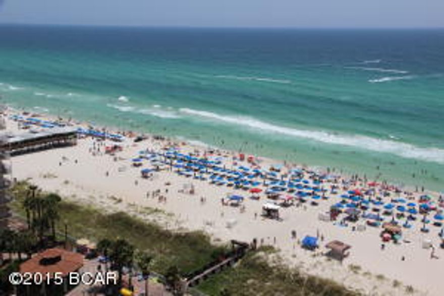 OWNER FINANCING with 20% DOWN, 5% INTEREST, 5 YR BALLOON, 30 YR AMORTIZATION.  It's difficult to get financing in Shores of Panama so this is a great way to get a great condo.  NEW $3,500 AIR HANDLER JUST INSTALLED.  New internet-accessible lock just installed. TILE THROUGHOUT (except for Master bedroom).  Door added to the bunk room giving it additional privacy.  Glass door added in Bunkroom's full bathroom.  Mounted TV in bunkroom.  Owner only rents during summers.  4TH FLOOR PARKING SPACE WITH EXTRA ROOM BESIDE IT which can be purchased as a separate purchase for $15,000.  This is a great condo, with great financing available.