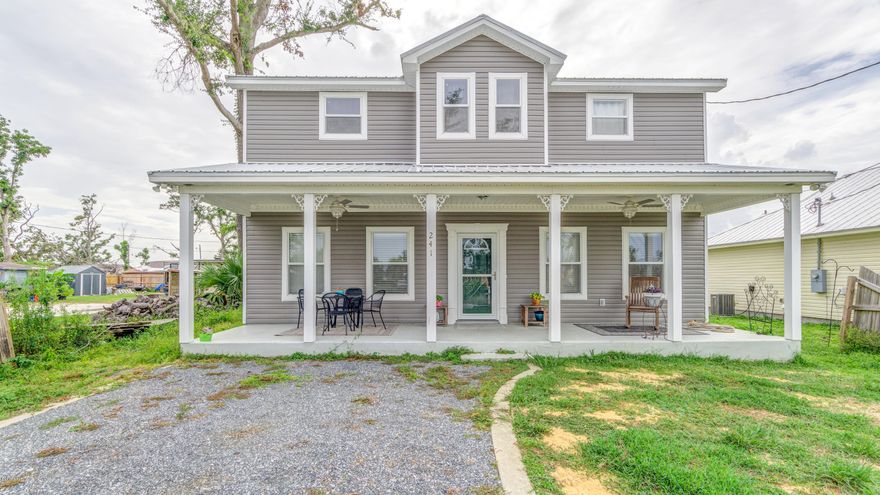 This beautiful 3bd/2bth home offers timeless southern charm & is nestled in the historic Millville area of Panama City. Just minutes away from the water & just steps away from local dining favorites! This home greets you with a large covered porch that extends the length of the home. Home offers newly replaced metal roof & updated vinyl siding. Main floor offers open floor plan for the living & kitchen/dining area.  Adjacent to the living room is the spacious master bedroom with double vanity en suite bath. Second floor offers 2 additional bedrooms, separated by an open loft space, perfect for an office/study area, with full bath. Additional amenities: tankless water heater (gas), fully fenced in backyard & a short drive to Tyndall AFB. All sizes/measurements approximate; please verify.