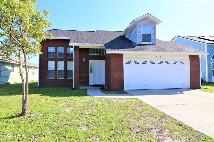 HOME IS UNDER CONTRACT, SELLER WILL CONTINUE TO SHOW AND TAKE BACKUP OFFERS. Wonderful Opportunity to own this centrally located home close to Tyndall AFB, shops, entertainment, doctors/hospitals, public boat ramps and the Beautiful Beaches of Panama City Beach and Mexico Beach! Featuring 3 bedroom, 2 baths and a large bonus room! The master bedroom and bath are downstairs with 2 additional bedrooms, bath and bonus room upstairs, the bonus room could be another bedroom or office. This home has a good size backyard, 2 car garage, roof installed Jan 2019-30 yr arch shingle, gutters in front-Nov 2021, water heater-2020, front door-Jan 2022, sliding glass door-April 2019.  This home is a great opportunity for you to make it your own!  Thank you for considering this home. All measurements and information should be verified by buyer or buyer's agent if important.