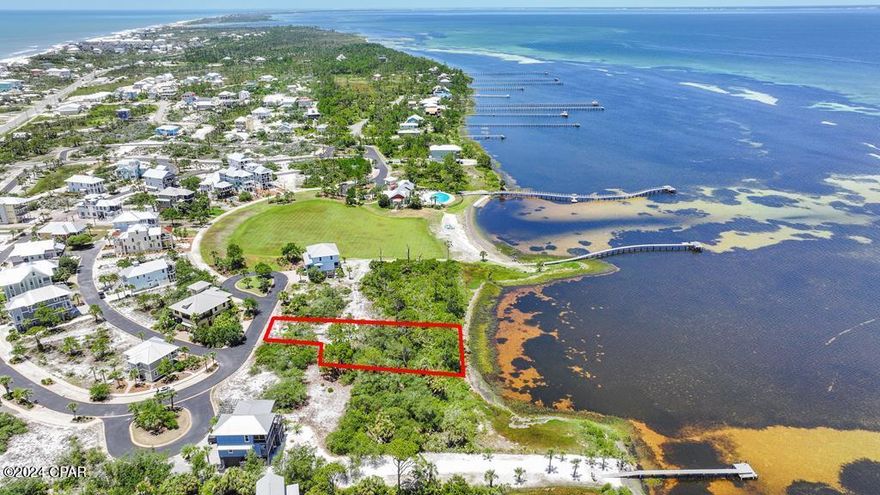 Public Remarks: PREMIER BAYFRONT LOT IN OVATION! Discover your piece of paradise in the prestigious Ovation subdivision on North Cape San Blas. This bay front lot offers unparalleled views of stunning sunrises over the bay, making it an ideal location for building your dream home. This exclusive gated community is beautifully landscaped w/ native plants & palms w/ architectural consistency & guidelines implemented for neighborhood aesthetics. Amenities are like no other in the area including a fitness room, tennis courts, infinity edge Bay front pool & gulf side pools w/ clubhouse & boardwalks to beach access. Enjoy kayaking, paddle boarding & world class fishing along with miles of paved walking & bike trails. Teeming with wildlife is nearby St Joseph State Park & public beach access. Locally owned restaurants & shops offer fresh seafood, live entertainment & gifts. Invest in an area with proven rental income! Call for a showing & a tour of the area!