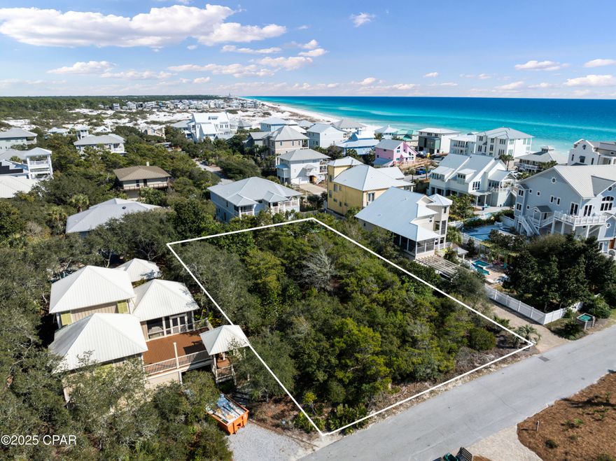 Envision your coastal beach escape in Gulf Trace. Located in the exclusive Gulf Trace Community along the highly coveted 30A coastline, this 4th tier lot presents an extraordinary opportunity to create your perfect beachside retreat. 

Just steps from the neighborhood beach walkover, this prime homesite offers effortless access to the sugar-white sands and emerald waters of the Gulf of Mexico. 

Positioned within a private, gated enclave, Gulf Dunes is renowned for its natural setting, bordering Grayton State Park and cultivating a peaceful community. This low-density neighborhood offers unmatched privacy and exclusivity. As the only listed lot in this prestigious community, this property is a rare gem along 30A.

Boasting a generous 80x125 footprint, the lot offers ample space to design your dream home with potential for breathtaking Gulf views and awe-inspiring sunsets. The conceptual renderings provided showcase the possibilities, sparking inspiration for a stunning future residence tailored to your vision.

As one of the few gated, private, west end beachfront communities along Scenic Highway 30A, Gulf Trace ensures a lifestyle of tranquility, luxury, and refined coastal living.

Don't miss your chance to join this exclusive enclave and secure your own slice of paradise. Schedule your viewing today and begin building the 30A retreat you've always envisioned.