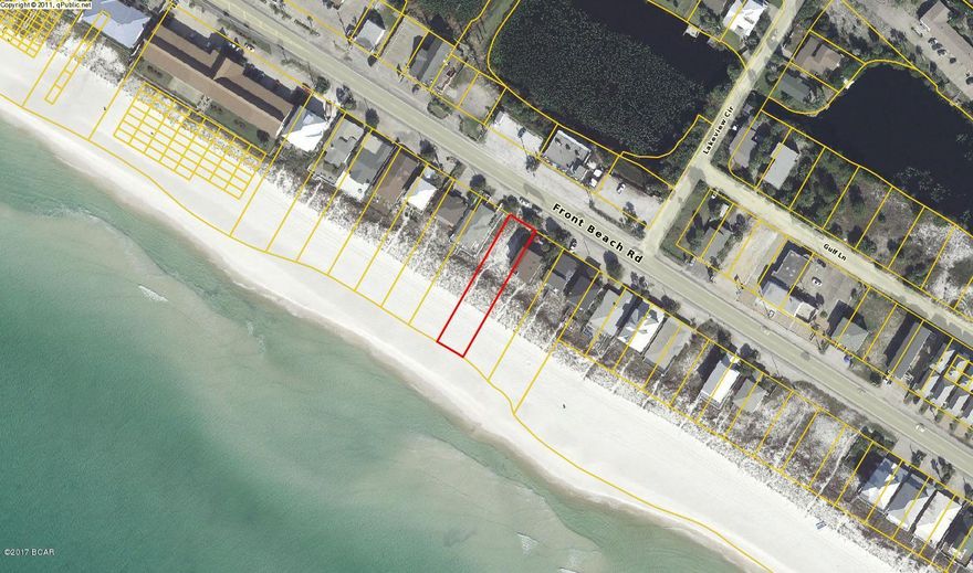 A rare find as beach front lots are hard to find.  This lot is ready for a dream house were you can walk down to the beach.  Dont miss this opportunity as beach front lots are hard to find.