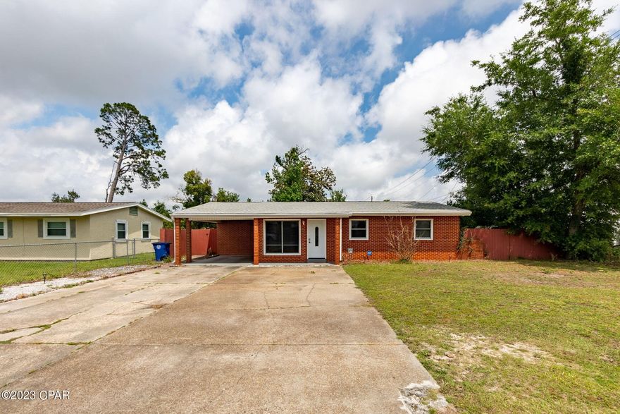 This Cozy Move in ready home offers three bedrooms and two bathrooms. The home offers a large Livingroom, and diningroom. The kitchen is beautifully updated, and perfect for entertaining. The home also has a huge storage shed/workshop, a large fenced in back yard, and a large porch. Great location, close to St Andrews, and the beach. Call for more information today!