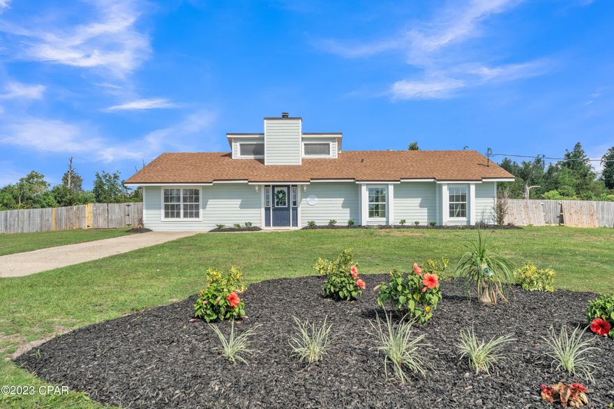 ''currently under contract, seller will consider backup offers''Amazing home on 1 acre lot with fish pond! Recent roof and hardiboard siding. Inside has been fully renovated and beautifully designed. Features include an opened floor plan with Quartz coutertops. upgraded trim, built-ins, tiled showers and spacious bedrooms! Lots of room for RV, Boat or other toys and no HOA!!!