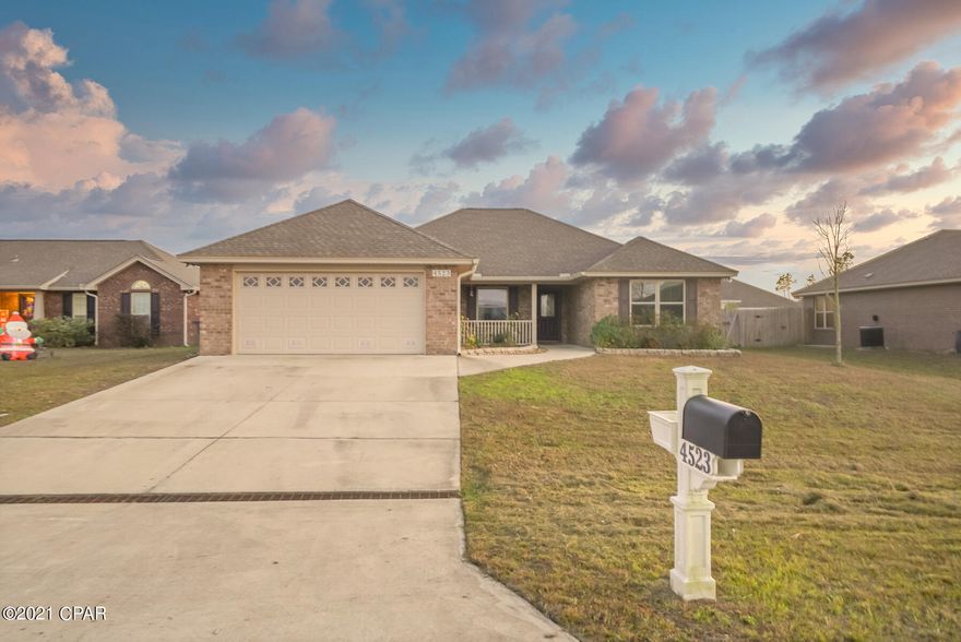 Fantastic home tucked away in the subdivision of Bylsma Manor Estates. This growing community has NO HOA's and is about 10 minutes from all the shopping and restaurants you can imagine. Picture yourself snuggled up by the fireplace on those chilly winter nights or enjoying a fresh cup of coffee in your sunroom. This beautiful home offers a split floor plan with the master bedroom on one side of the home to give you that extra privacy. The backyard has plenty of space for the kids, pets and maybe one day that dream pool you have always wanted. It is even already equipped and ready to go with an outside shower. Home is in the process of getting a facelift with all new carpet in the bedrooms and freshly painted walls. Hurry up! This one won't last long!!