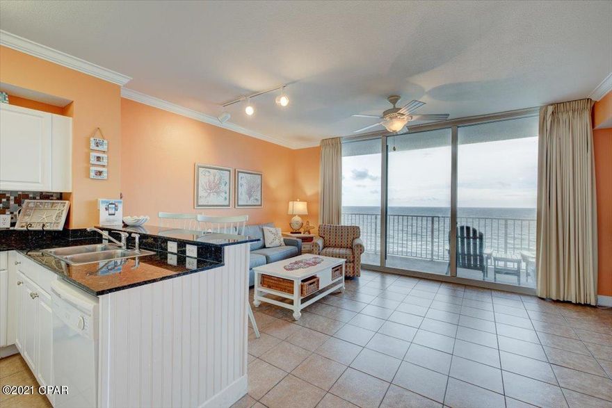 Welcome to Tidewater Beach Resort! With rental potential upwards of $50k, this makes an incredible investment or second home opportunity. Upon entering the unit, your eye catches the backdrop of the breathtaking views of the Gulf of Mexico. 2 bedrooms, plus hallway bunk-nook and 3 full bathrooms makes this space perfect for your family vacations or your home away from home. The prime mid-floor height is also appealing and these properties are known for their space and rental capabilities! To top your new condo off, unit 813 had a separate storage unit included, which is a $25k value! Tidewater Beach Resort offers one of the best locations in town with close proximity to Pier Park, Frank Brown Park, and the International Airport! Tidewater amenities include 2 outdoor gulf front pools, 1 indoor heated pool, game rooms, restaurant, tiki bar, a convenience store, a beach front fitness center, movie theater, 4 hot tubs, saunas, steam rooms, conference room, covered parking, a computer lounge, library/game area and a beautiful owners lounge on the 30th floor.