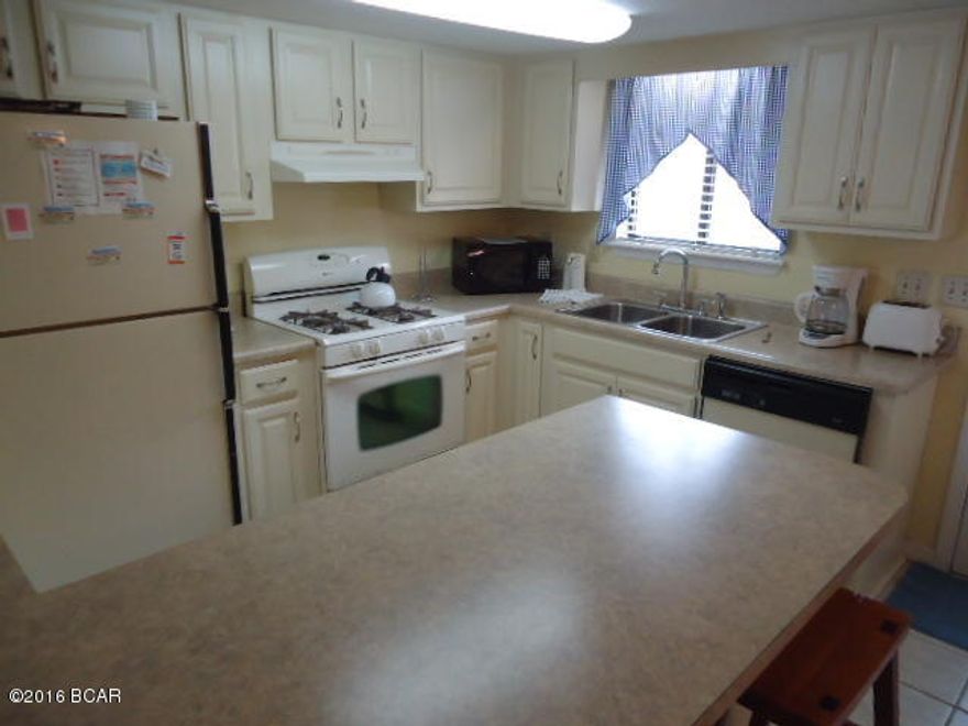 Age, SF, and dimensions approximate.Very nice unit close to the beach. Kitchen remodeled in 2008 and unit has newer carpet. Complex has 11 pools to include clubhouse with pool at the beach. Gated community and pet friendly. Hurry on this one!