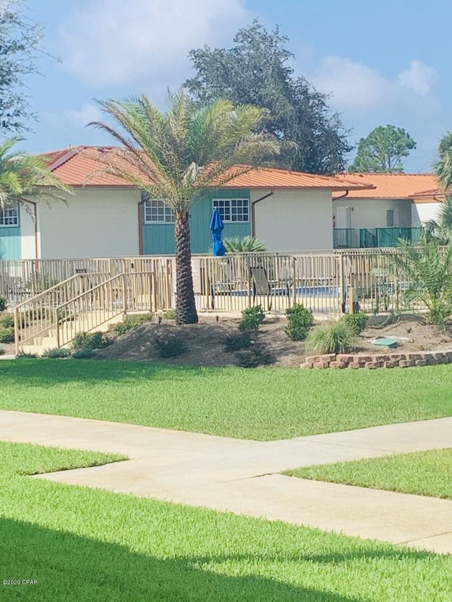 CURRENTLY UNDER CONTRACT, SELLER ACCEPTING BACKUP OFFERS. Excellent opportunity to own a fantastic ground floor unit at Landmark Condos! There is so much to love about this complex, including a gorgeous private beach, two pristine pools, dock, additional storage and exceptionally landscaped grounds! New roof installed in 2018! Brand new A/C in 2019! HOA's also cover many of the living expenses including, water, sewer, trash and cable. Centrally located to Panama City Beach and downtown Panama City. Would make a great primary, secondary or investment property. This is a must see! Facetime showings available. Call today!